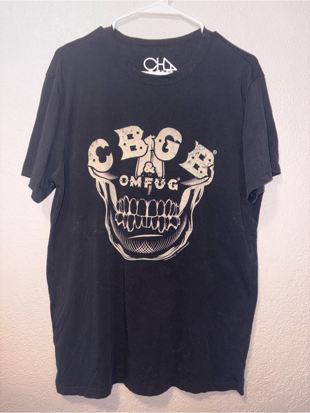 Chaser CBGB Black T Shirt Sz L